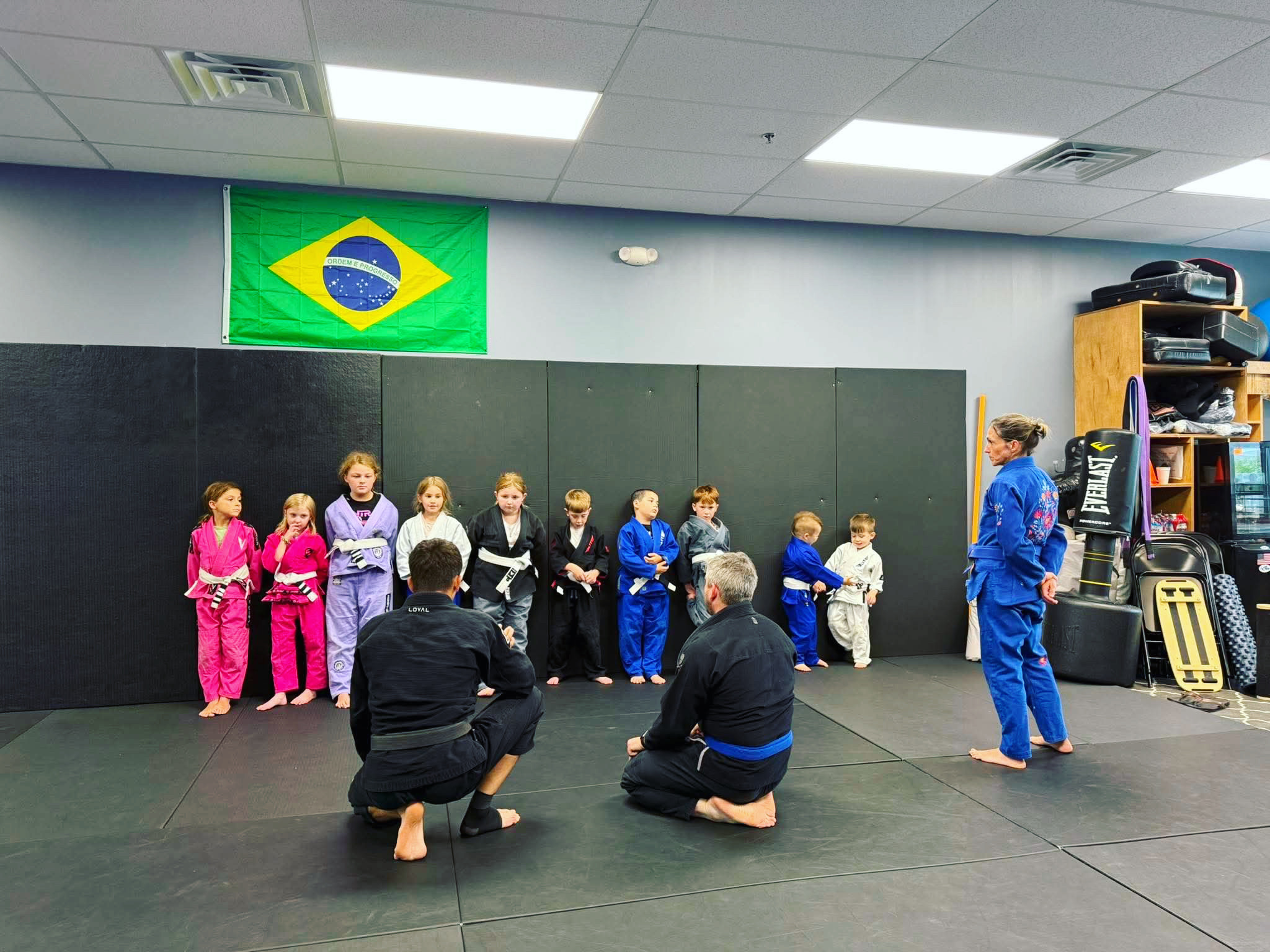 Blue Phoenix Academy kids Jiu-Jitsu class